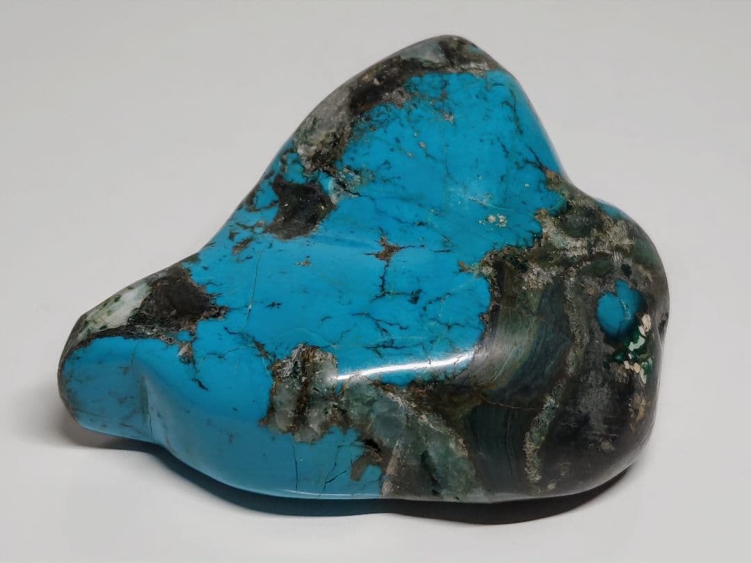 ターコイズ 204g トルコ石 原石 鑑賞石 自然石 誕生石 鉱物 鉱石 水石