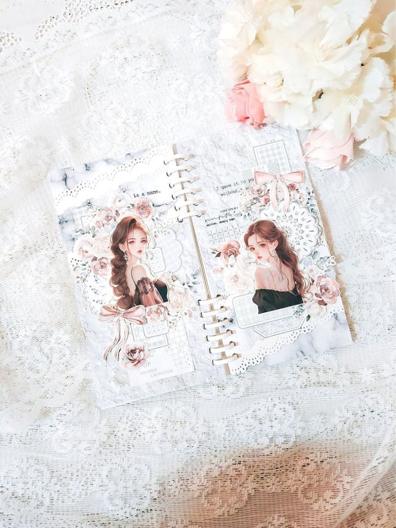 コラージュ素材　紙もの　素材紙　【2692】