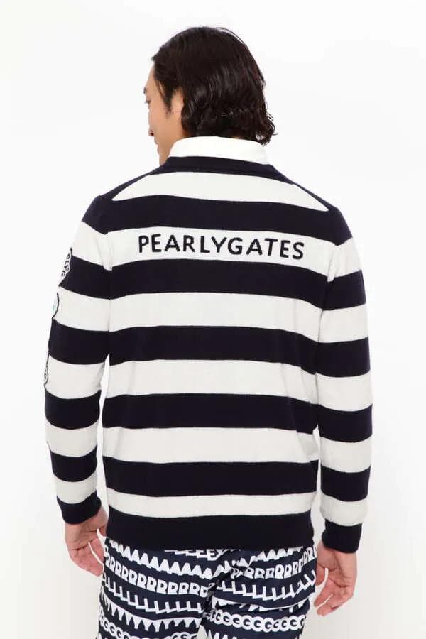 未使用 タグ付き 防風カシミヤクルーネックニットプルオーバー 4 M ネイビー