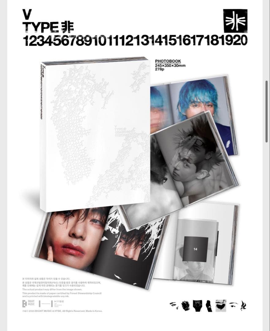 2/14限定価格❣️テテ TYPE 非 写真集 ポスター チェキ