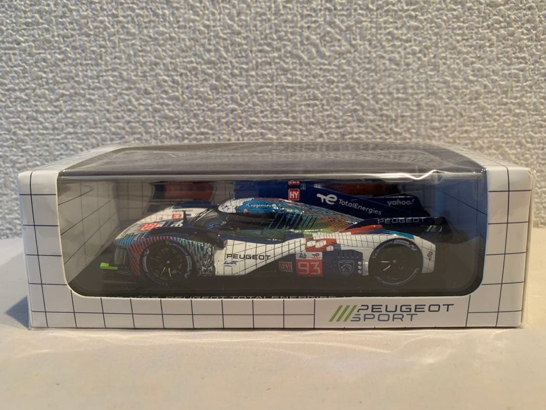 リアウィングレス！1/43 プジョー 9X8 ルマン2023
