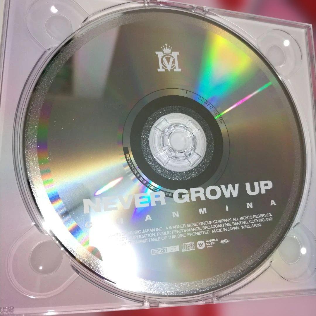 ちゃんみな　NEVER GROW UP 初回限定版　CD &DVD