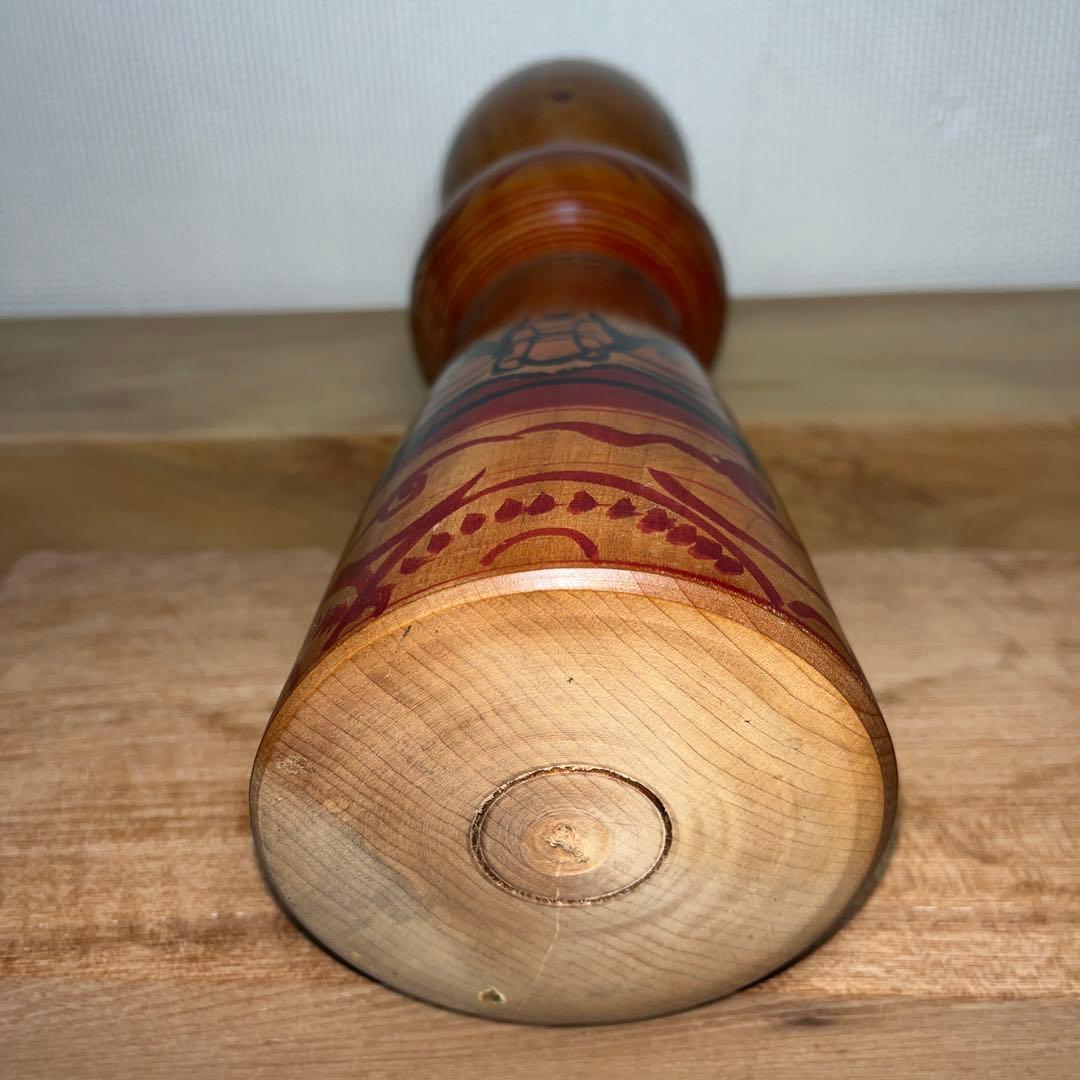 ⭕️伝統こけし　木地山こけし　ダルマこけし　⭕️超レアこけし　現代の名工　小椋久太郎