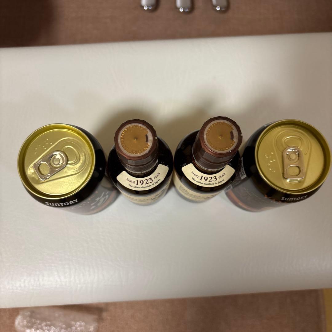 山崎 ハイボール缶 2本と180ml 2本