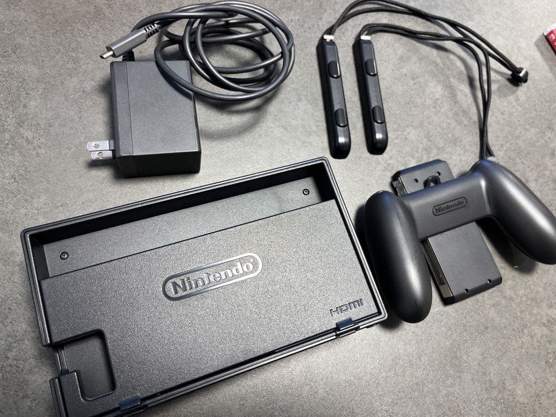 Nintendo Switch 本体 グレー付属品付き＋モンハンライズ