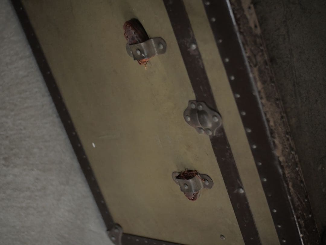 トランクケース　トランク　旅行　鞄　机　古家具　古道具　アンティーク　昭和レトロ