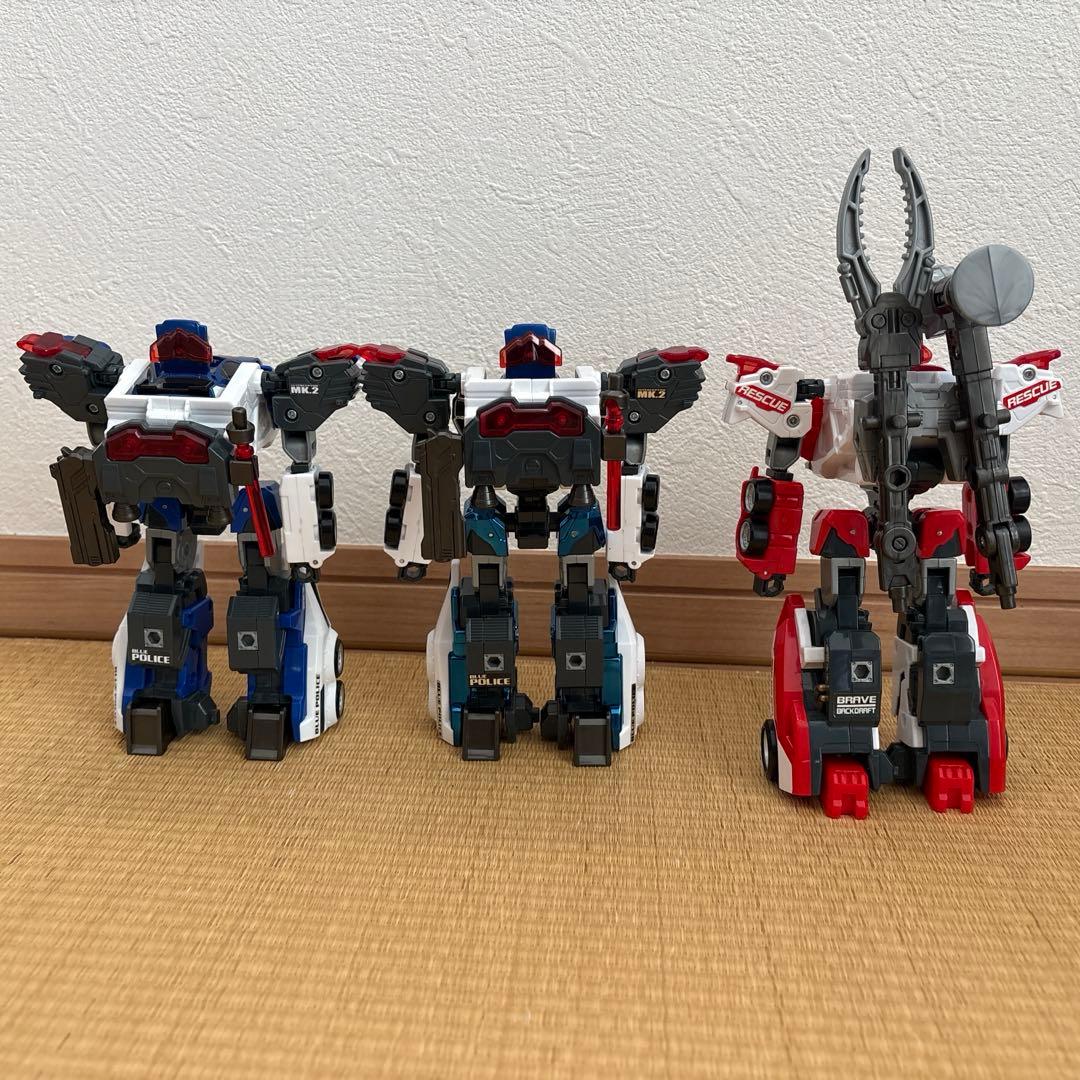 ドライブヘッド02ブレイブバックドラフト、01サイクロンインターセプター