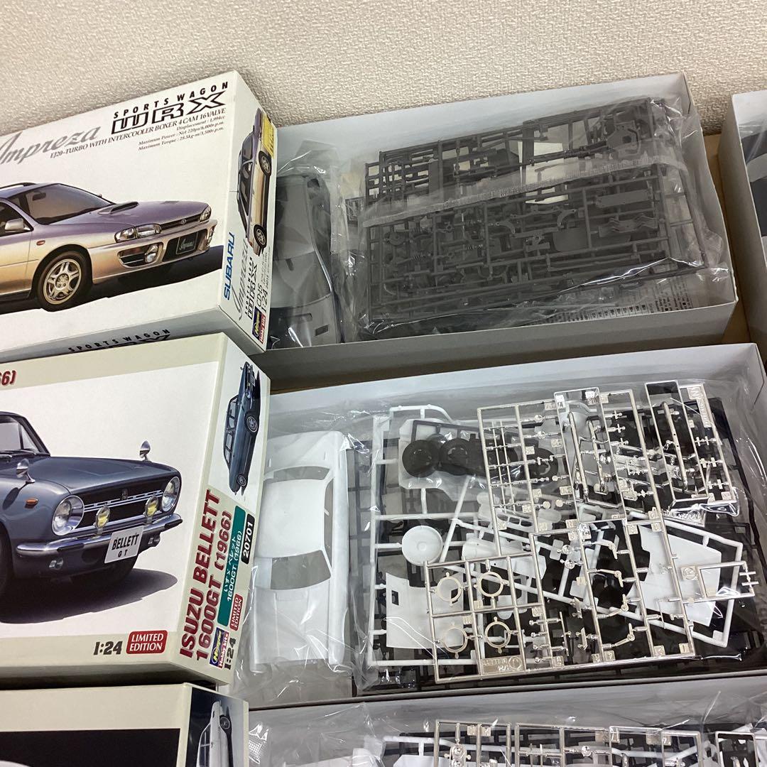 ハセガワ模型 1/24スケール 旧車・名車プラモ 8点セット 未組立品