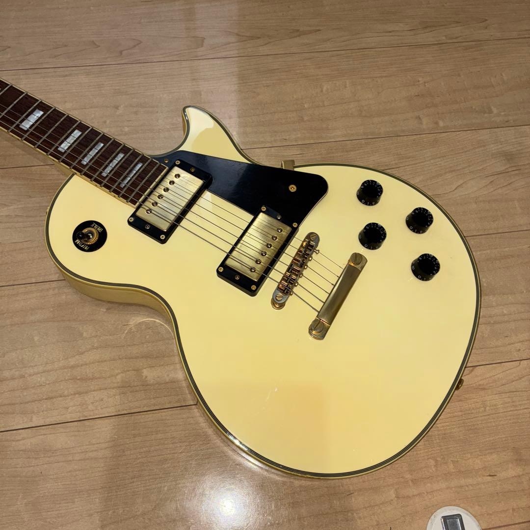 バスカーズ　レスポールカスタムタイプ　音良し　作り良し　調整済み