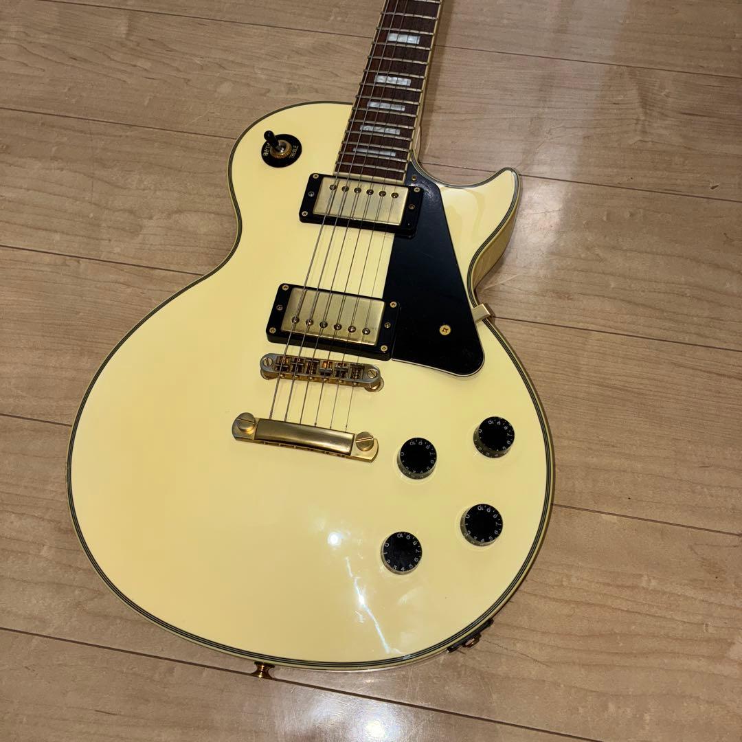 バスカーズ　レスポールカスタムタイプ　音良し　作り良し　調整済み