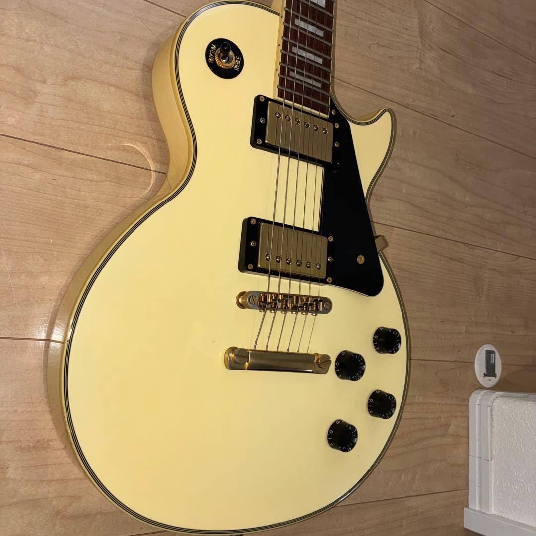 バスカーズ　レスポールカスタムタイプ　音良し　作り良し　調整済み