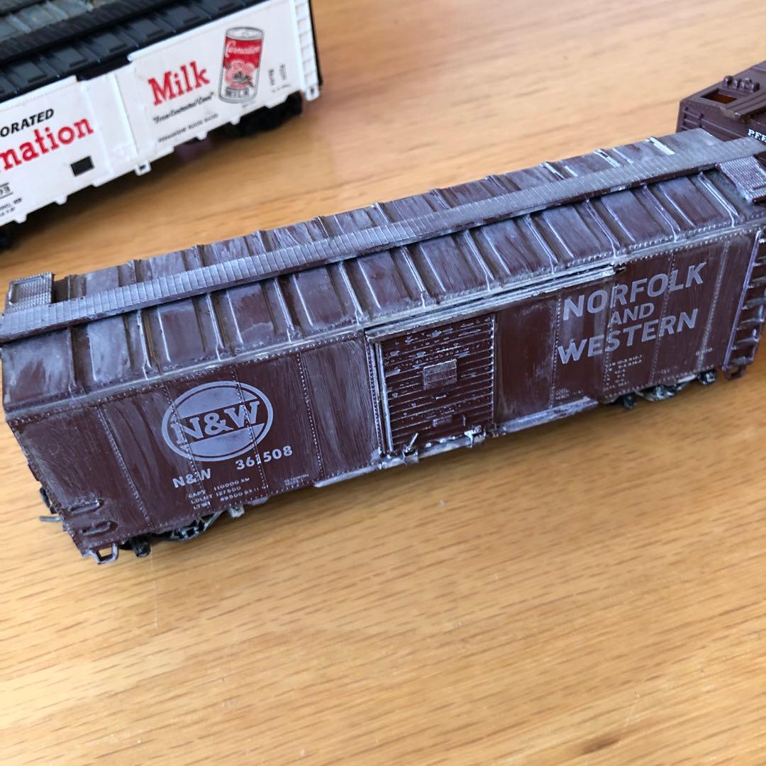 HOゲージ米国型貨物車両９両セット