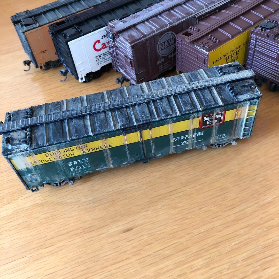 HOゲージ米国型貨物車両９両セット