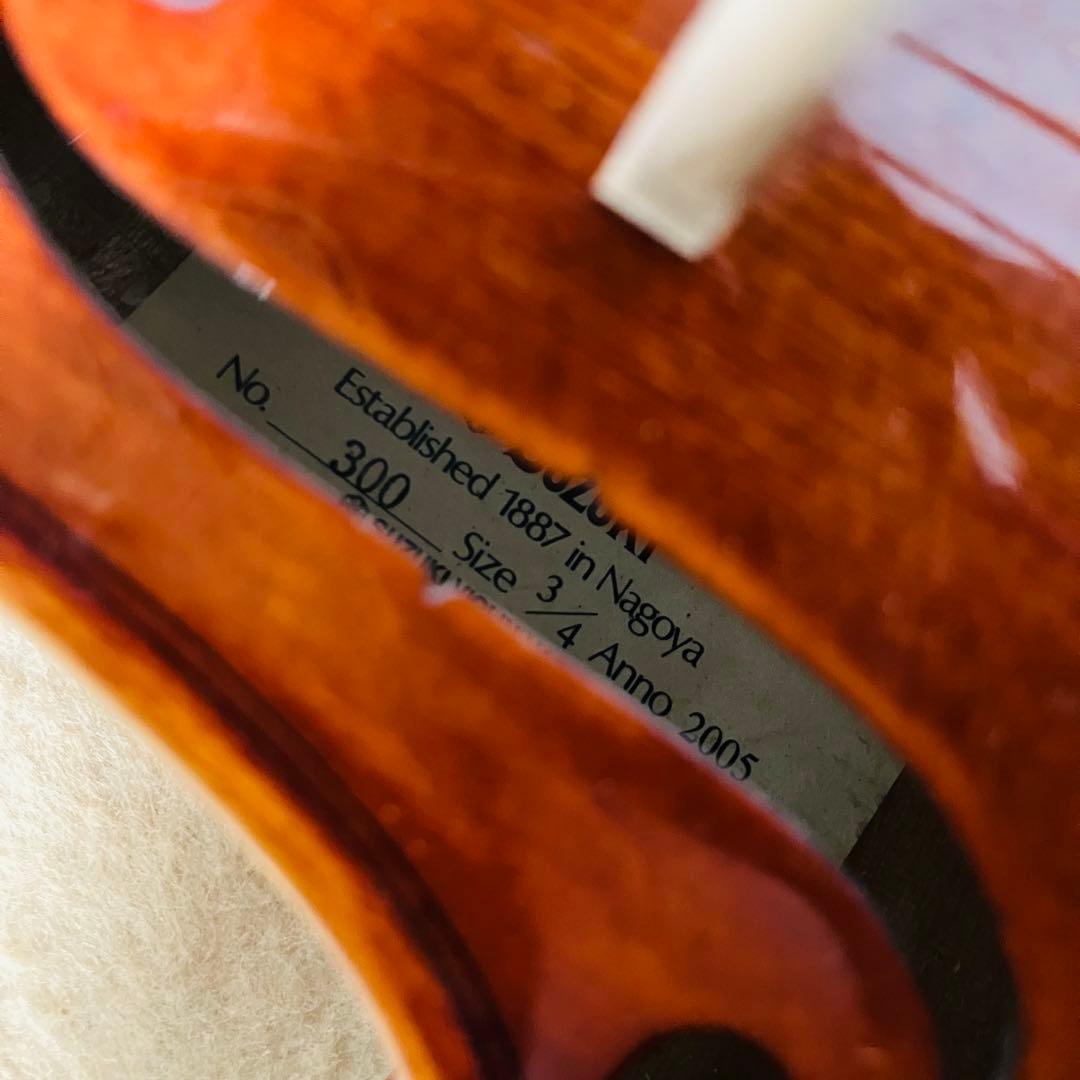 SUZUKIバイオリン No.300 3/4サイズ Anno2005 ケース付き