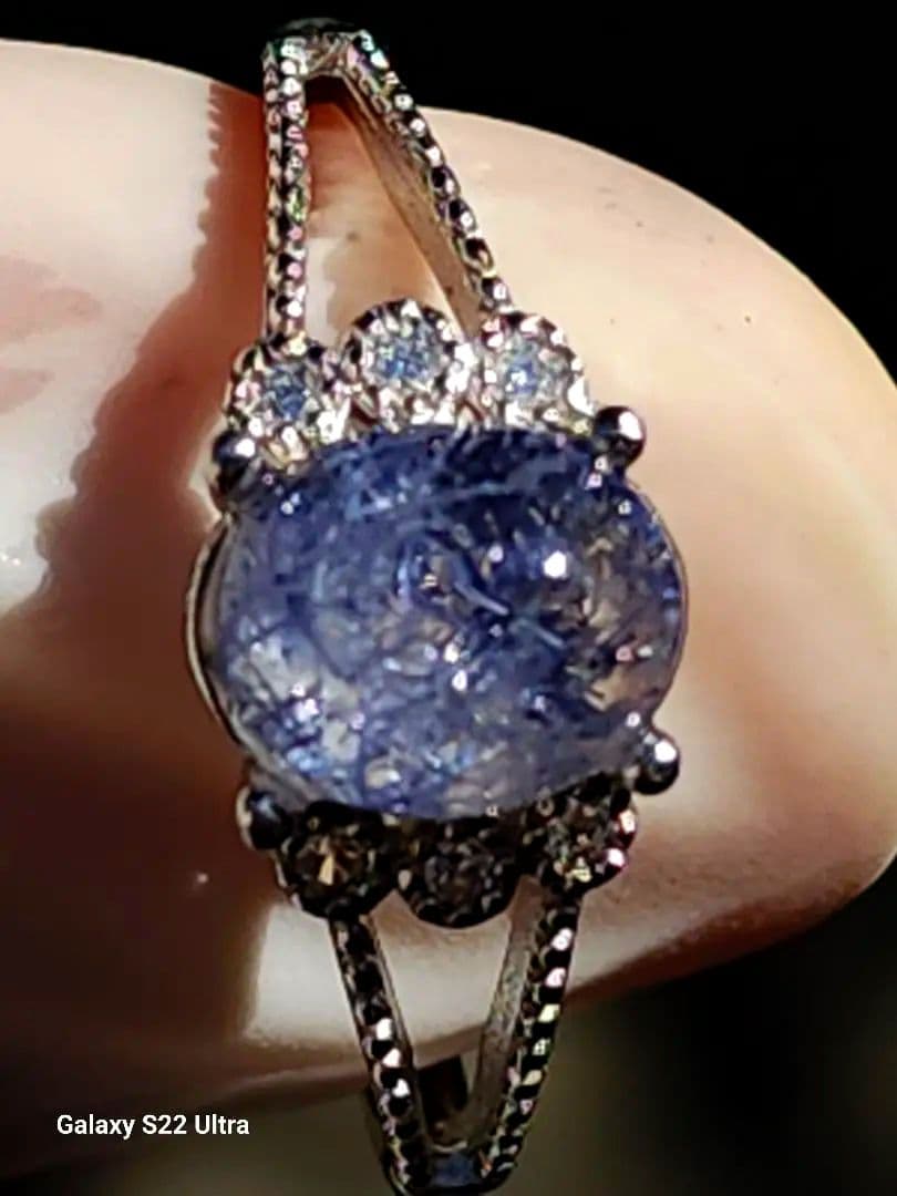 (S925)ブルールチルクォーツ デュモルチェライト 4セット