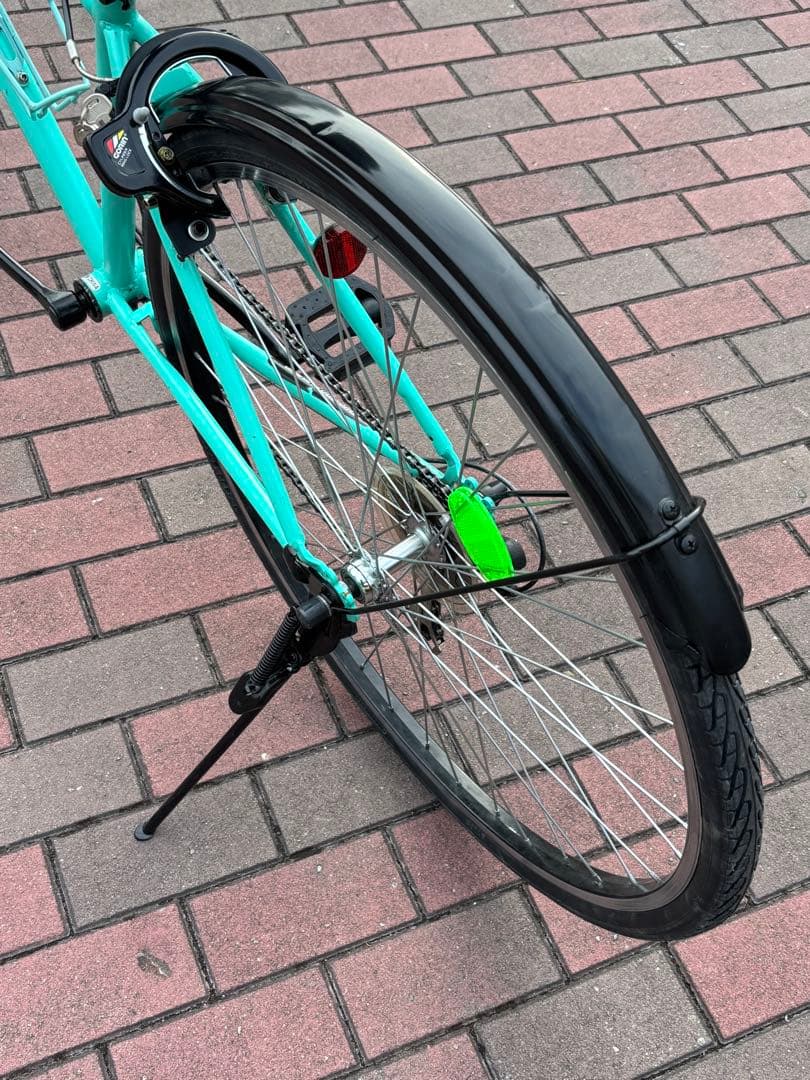 脱着前籠付きオートライト・クロスバイク(27㌅)お引き取り限定[配達可]