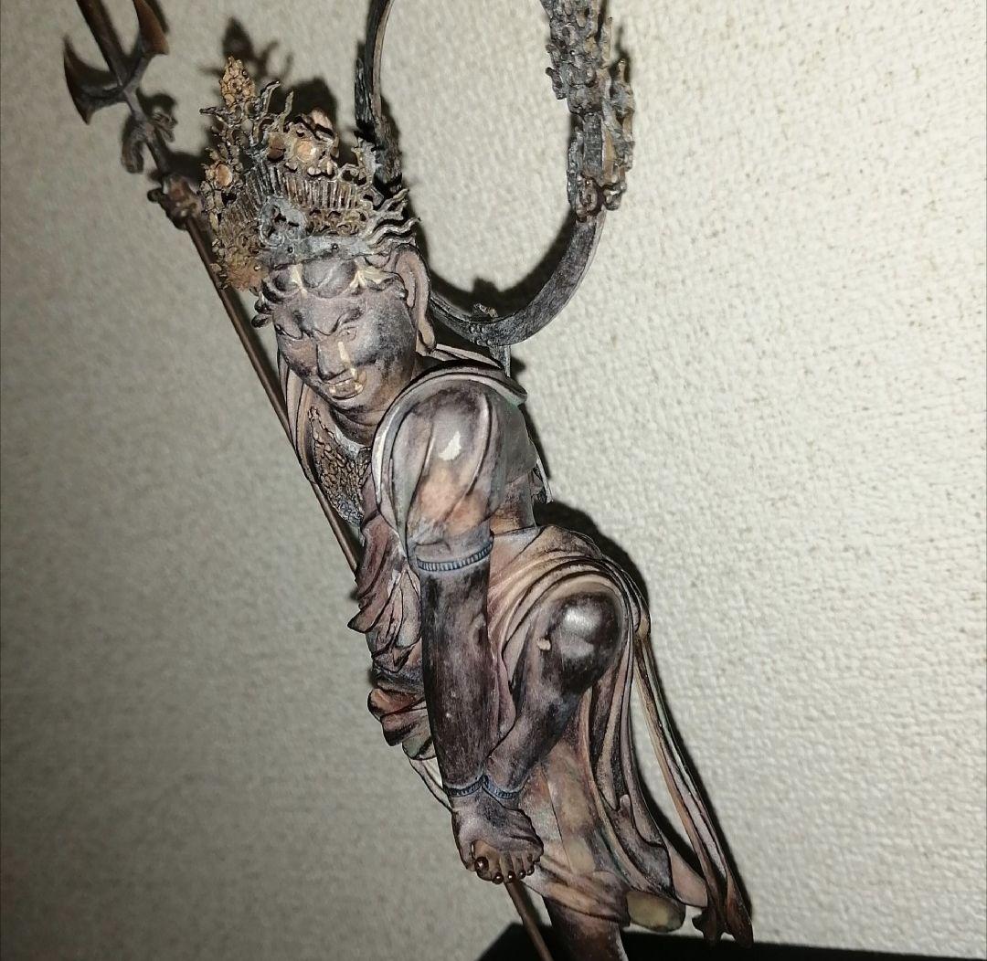 新品■烏枢沙摩明王像（トイレの神様）鑑賞用仏像フィギュア　検イスム