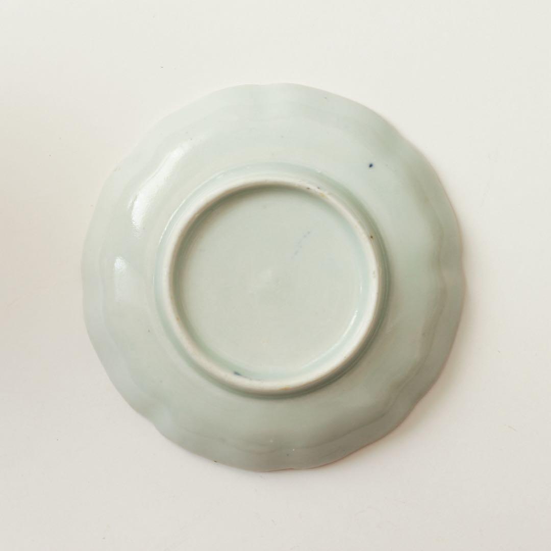 古伊万里　伊万里　小皿　江戸　後期　菊　3客セット