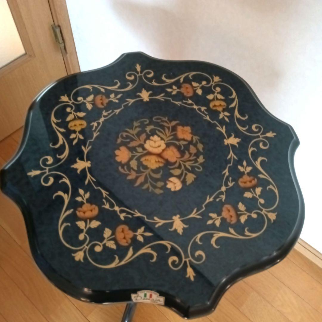 Demainドマン　象嵌　サイドテーブル