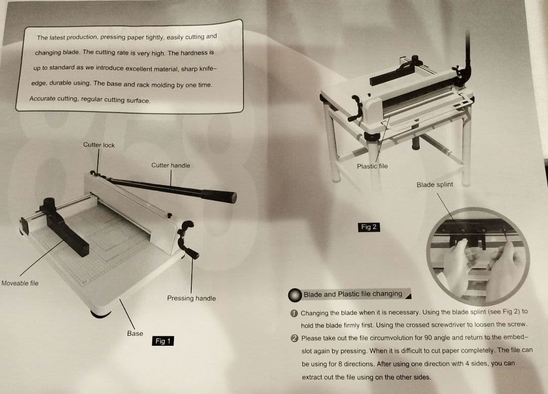 裁断機　大型　A4 DS-858A4