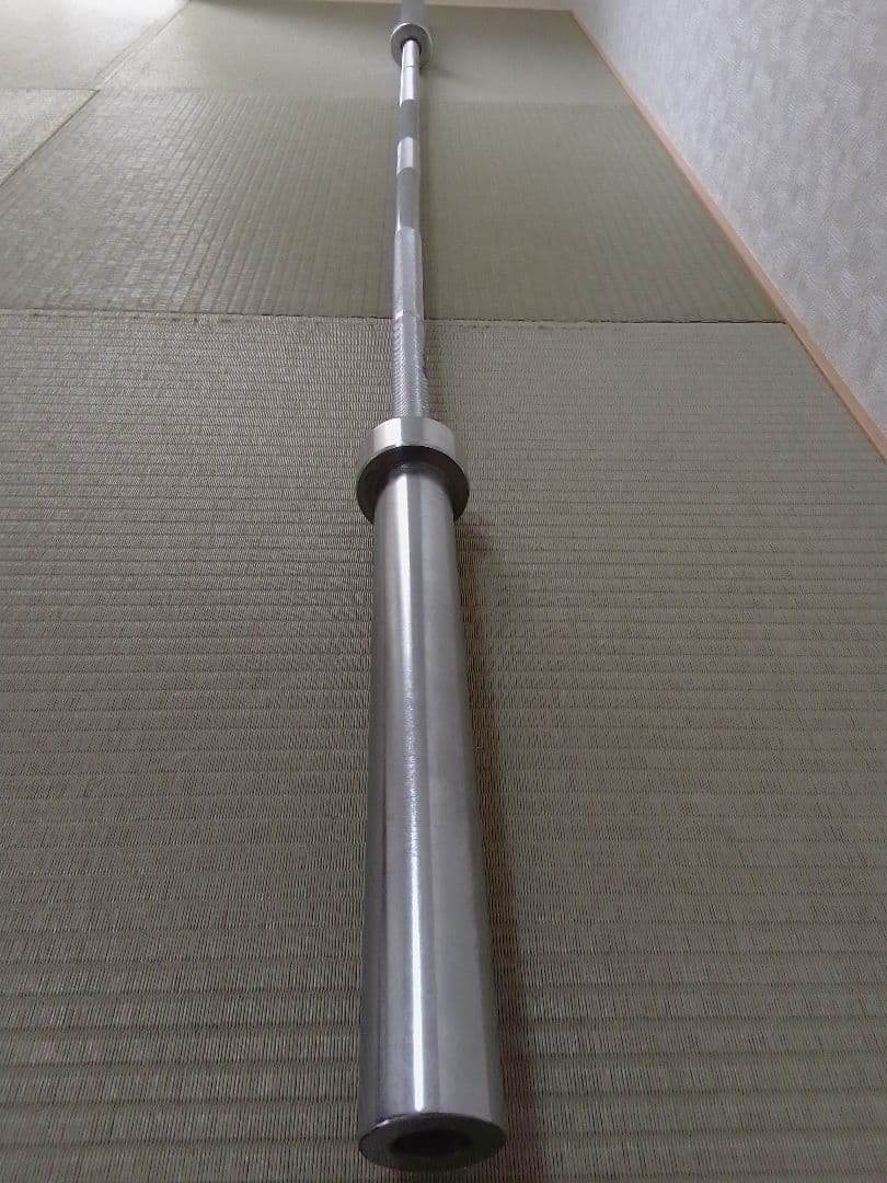 オリンピック バーベルシャフト 220cm ストレートバー 50mm径