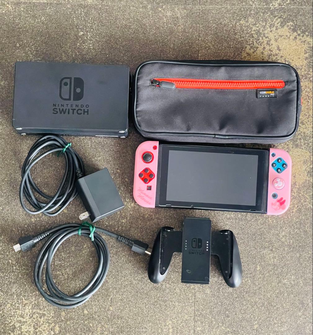 ★美品★ Nintendo Switch 本体 青/赤　付属品付き