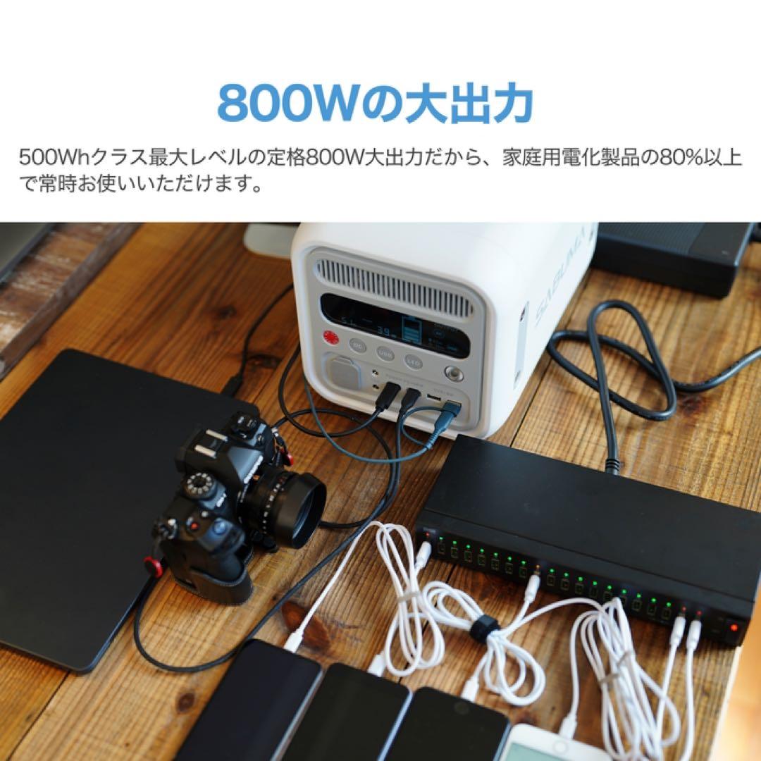 【新品未開封】SABUMA ポータブル電源&ソーラーパネル 200W 超お買い得