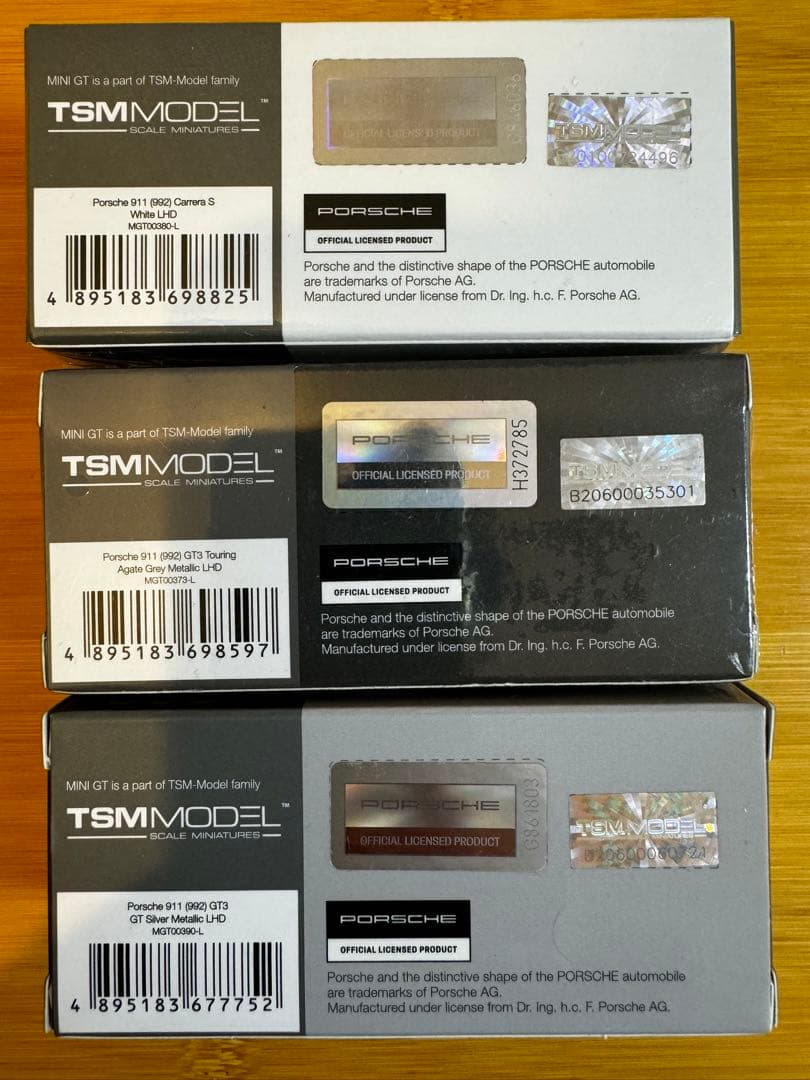 【TSM MODEL】MINIGT Porsche911 7台セット