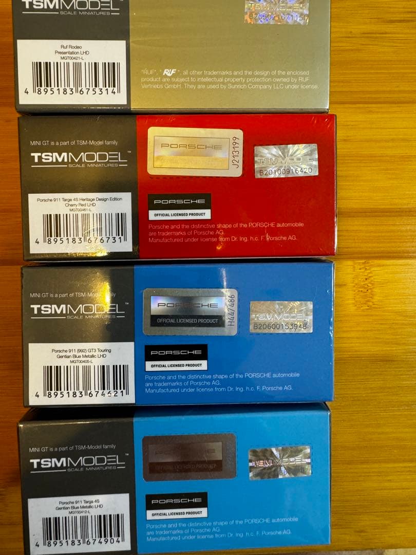 【TSM MODEL】MINIGT Porsche911 7台セット
