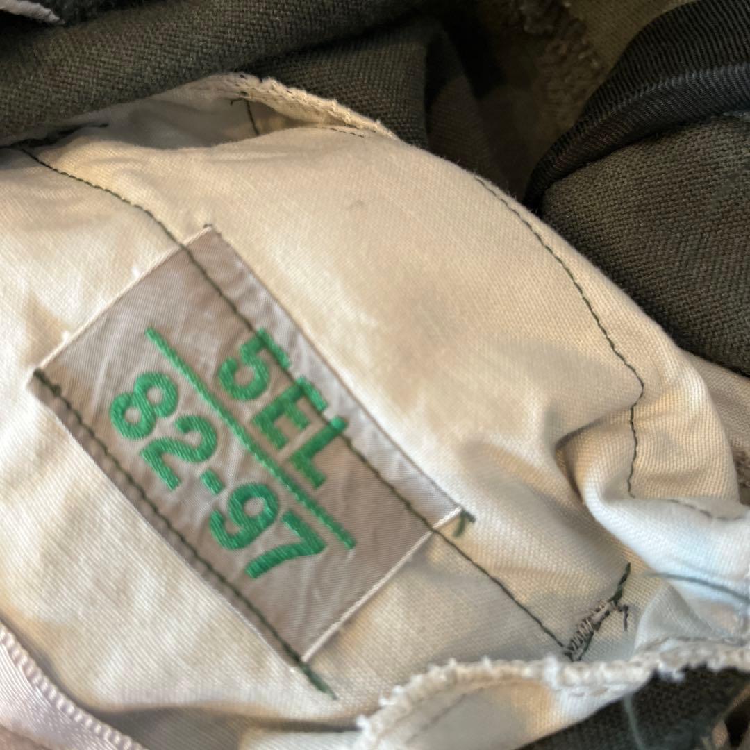 ヴィンテージ1971スウェーデン軍パイピングスラックス