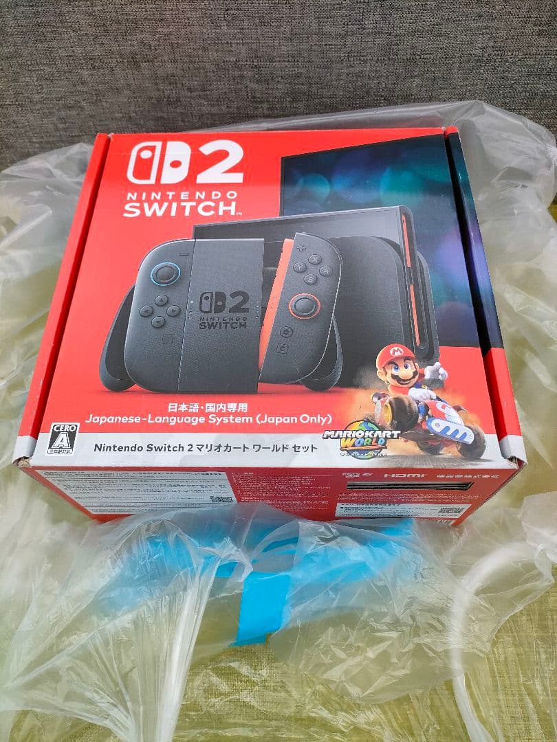 ★新品未通電★Nintendo Switch 2 日本語・国内専用マリオカート