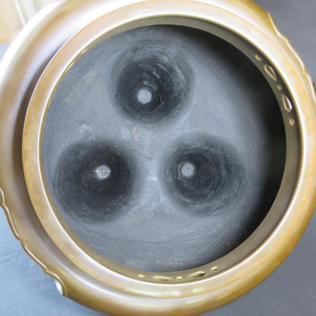 真形釜添 風炉 茶釜 人間国宝 高橋敬典造 金谷浄雲 敷板 茶道具