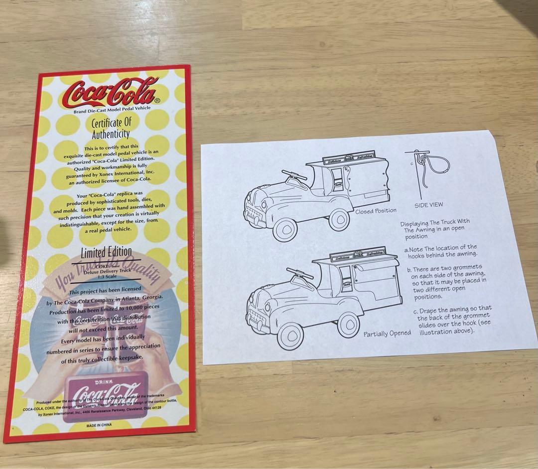 コカコーラデラックスデリトラック 限定版ヴィンテージ 1997 コークス