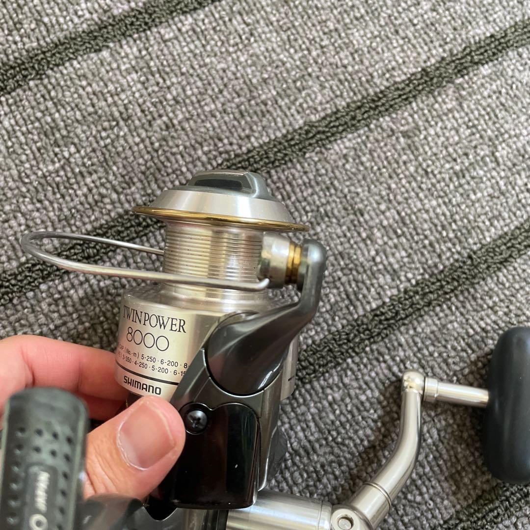 SHIMANO TWIN POWER 8000 リール　箱付き