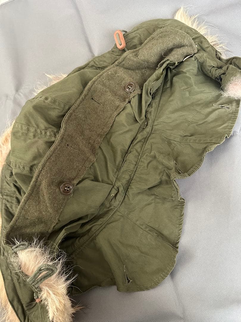 M-51 パーカー用フード　ワイヤー折れ2箇所