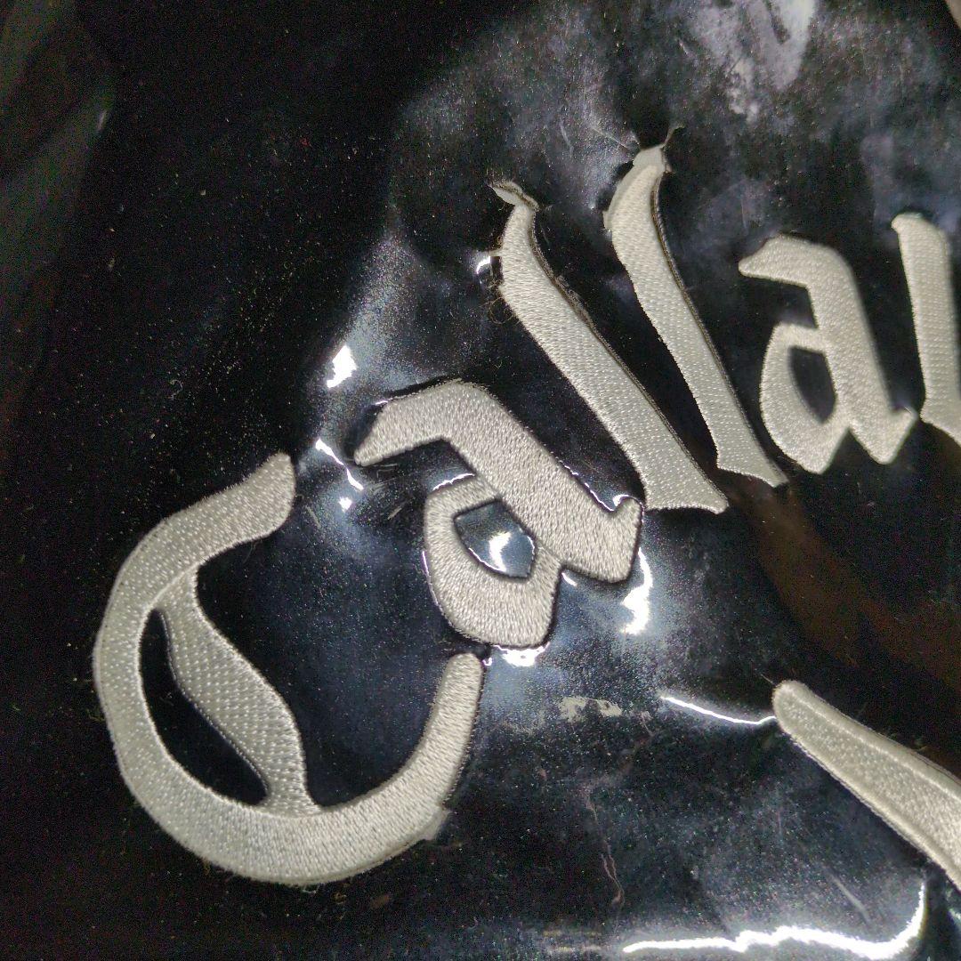 キャロウェイ　キャディバッグ　エナメル生地　ブラック　6分割　メンズ