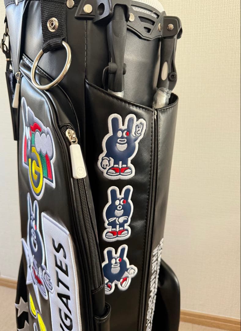 即日発送PEARLY GATES PG キャディバッグ ブラック スタンドタイプ