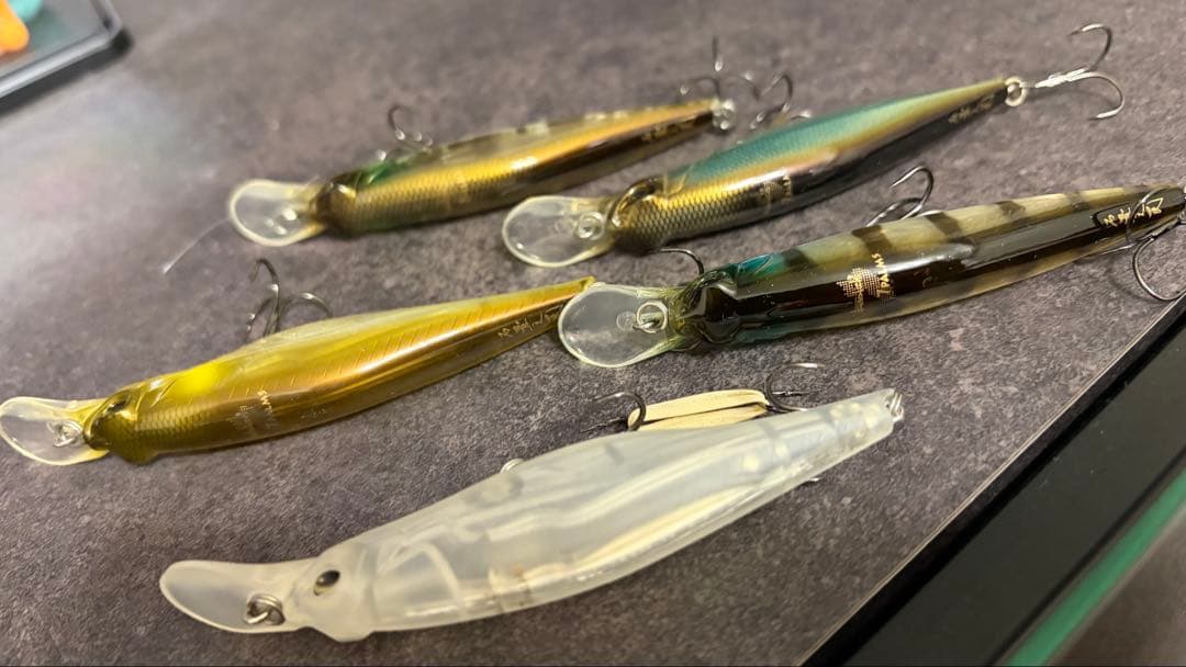 美品 常吉HAMA SHAD LR-T 81 SR/SF 5色セット7PALMS