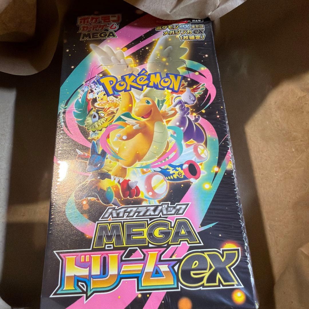 ポケモンカードゲーム MEGAドリームEX シュリンク付き　１BOX