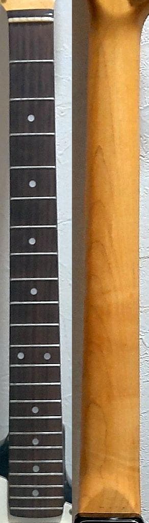 メーカー不明 美品 スラブボード指板 ストラトモデル