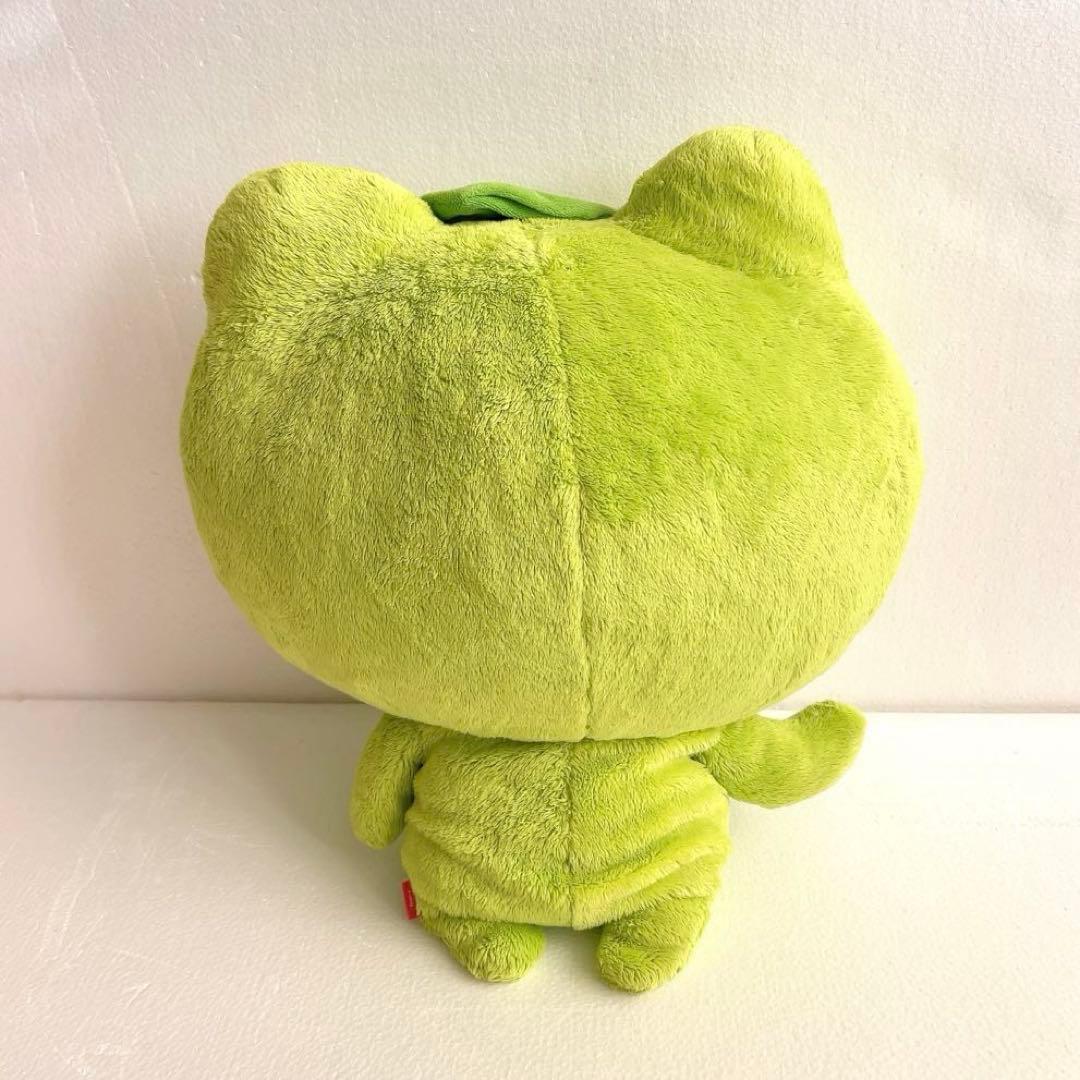 次の日ケロリ　くったりぬいぐるみ　大きいサイズ　緑　サンエックス