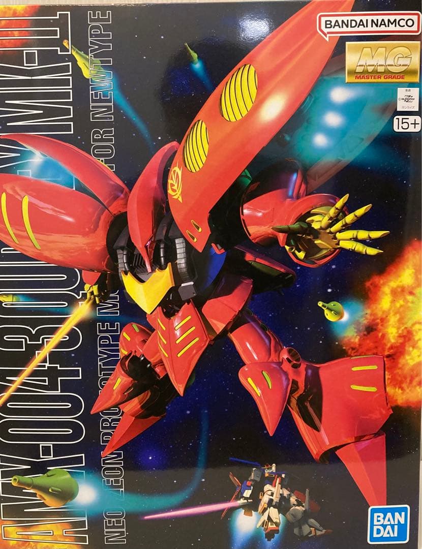 BANDAI AMX-004 3号機 1/100 キュベレイmk-ii プルツー