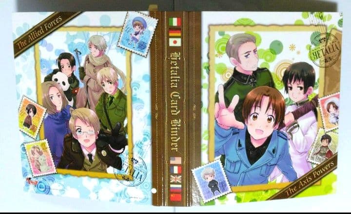 ヘタリア トレーディングカード 初版 全63種 コンプリート&専用バインダー