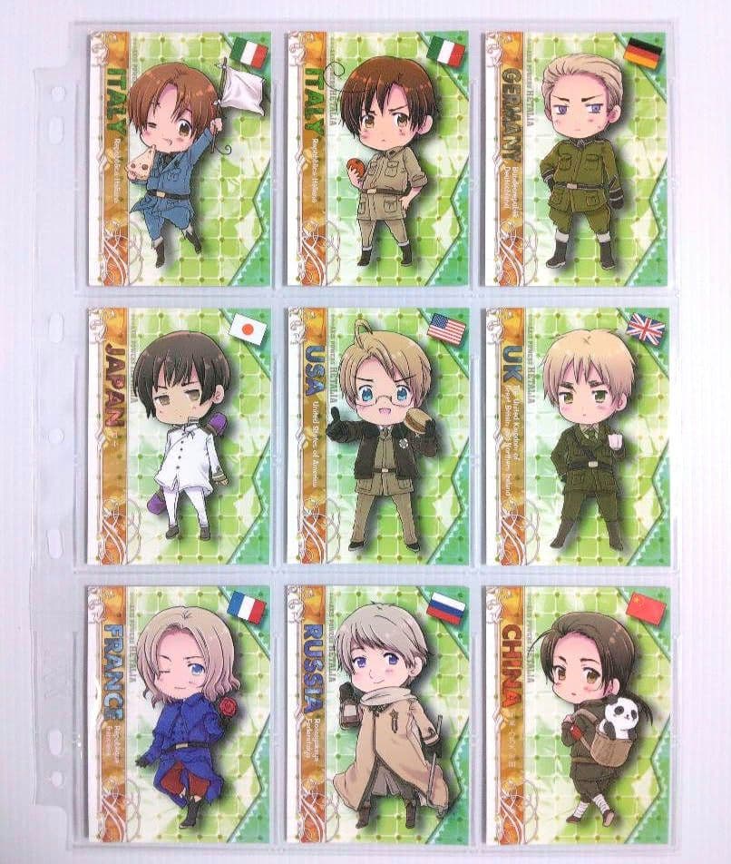 ヘタリア トレーディングカード 初版 全63種 コンプリート&専用バインダー