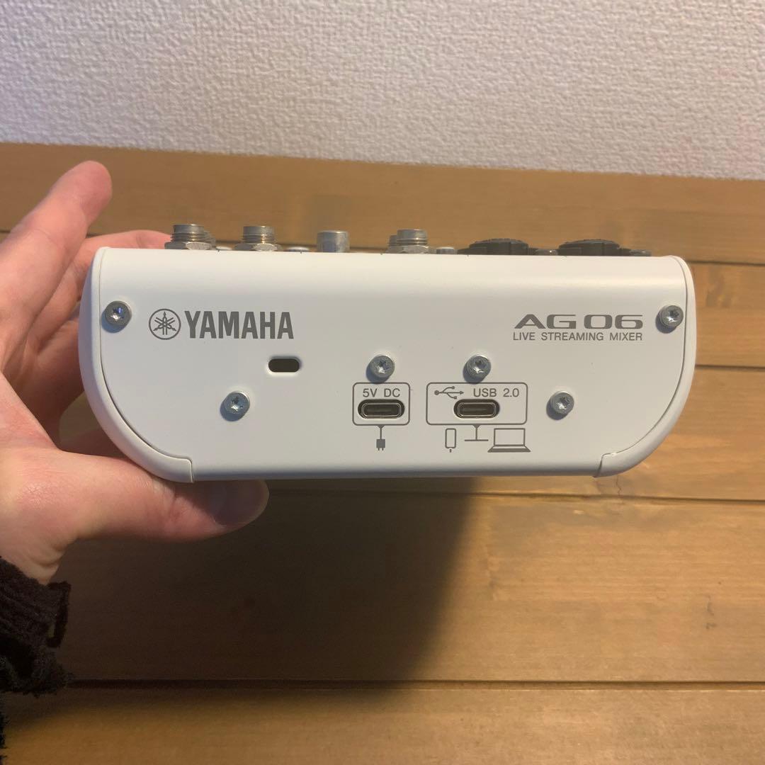 YAMAHA AG06MK2 W ホワイト ヤマハ ミキサー