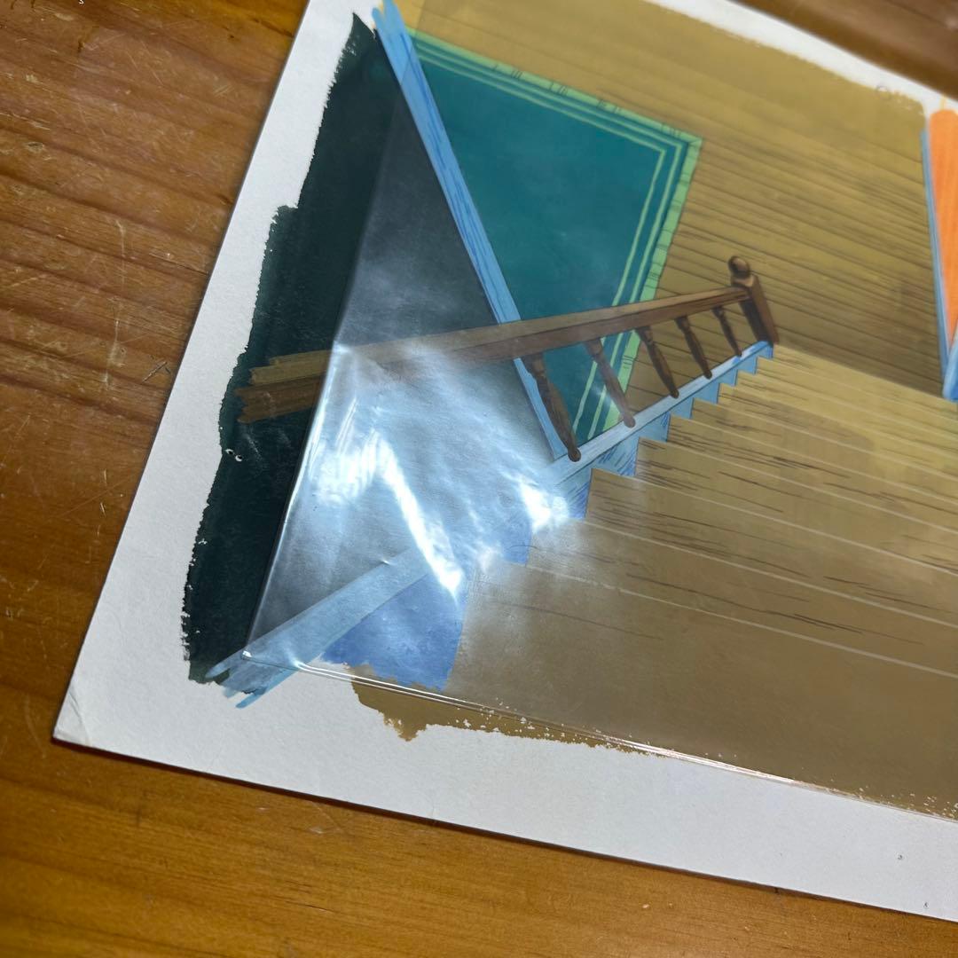 セル画 背景 楽しいムーミン一家 ムーミンママ・ムーミン ムーミンパパ 6047