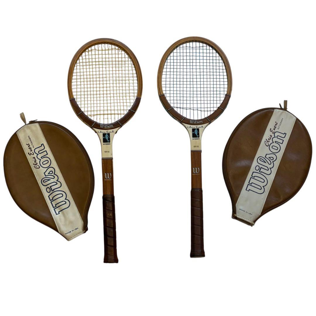 2本セット Wilson Chris Evert Autograph ラケット