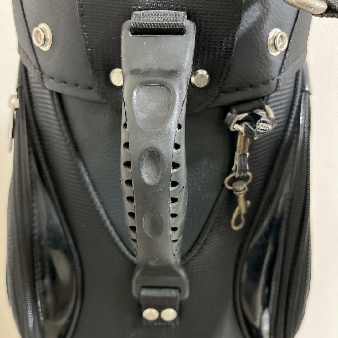 adidas アディダス キャディバッグ ゴルフ ブラック ヘッドカバー付き