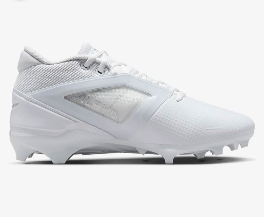 ナイキ 27 アルファメナス プロ アメフト スパイク シューズ 靴 白 g