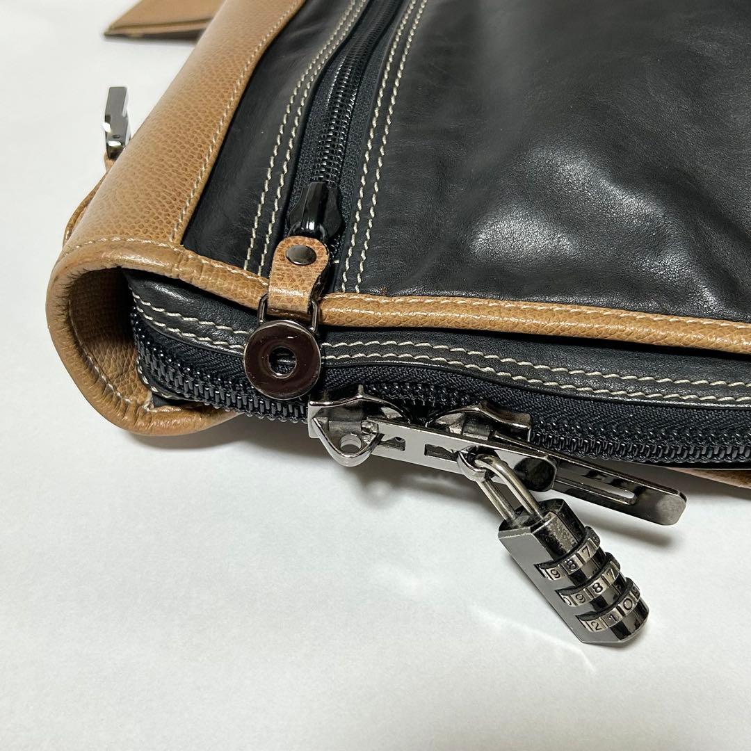 ロエベ メンズ アナグラム ロゴ型押しレザー ガーメントケース ビジネス